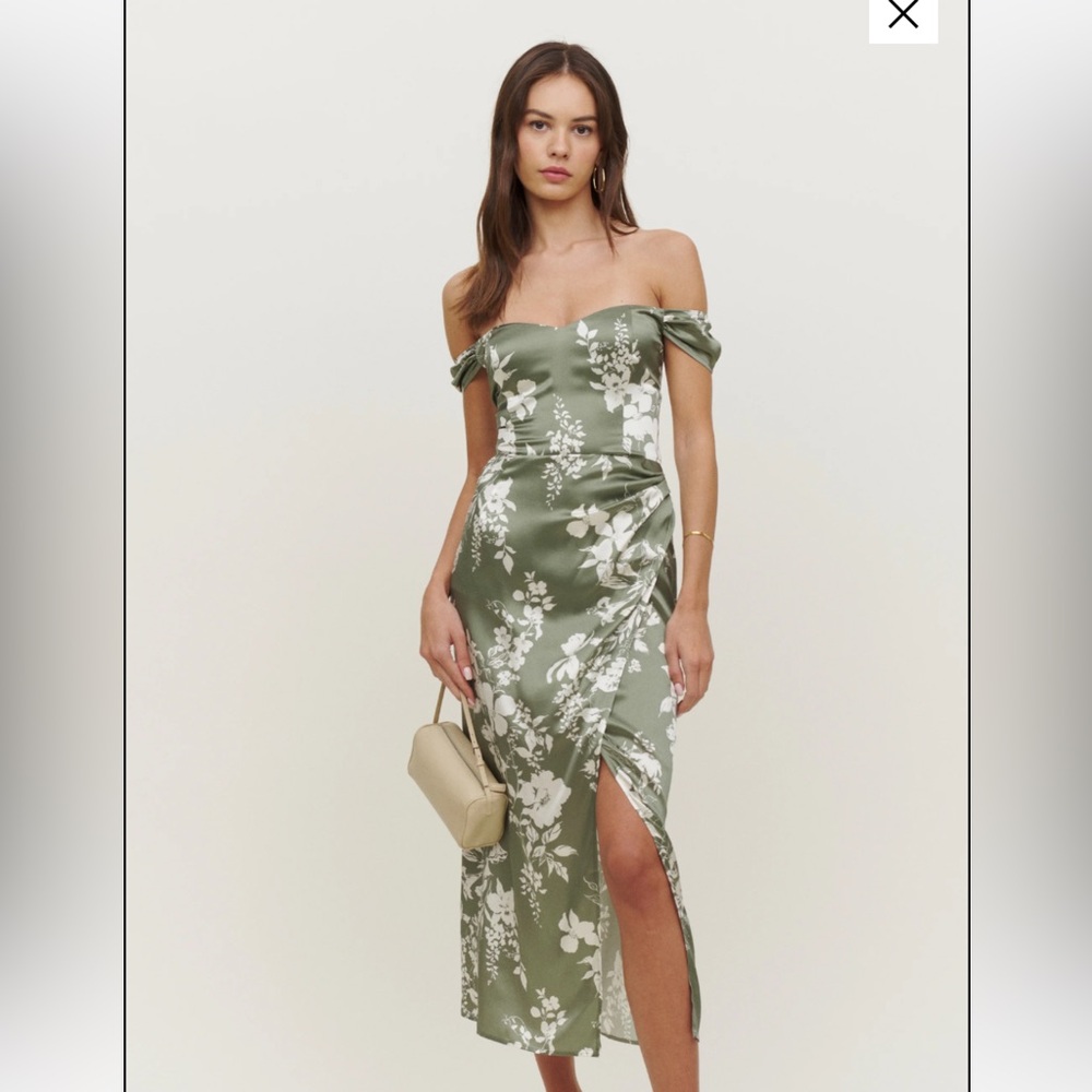 Reformation Genesis Silk Dress